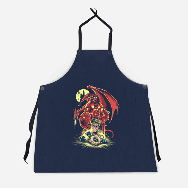 Roll The Dice-Unisex-Kitchen-Apron-zascanauta