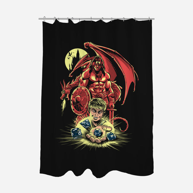 Roll The Dice-None-Polyester-Shower Curtain-zascanauta