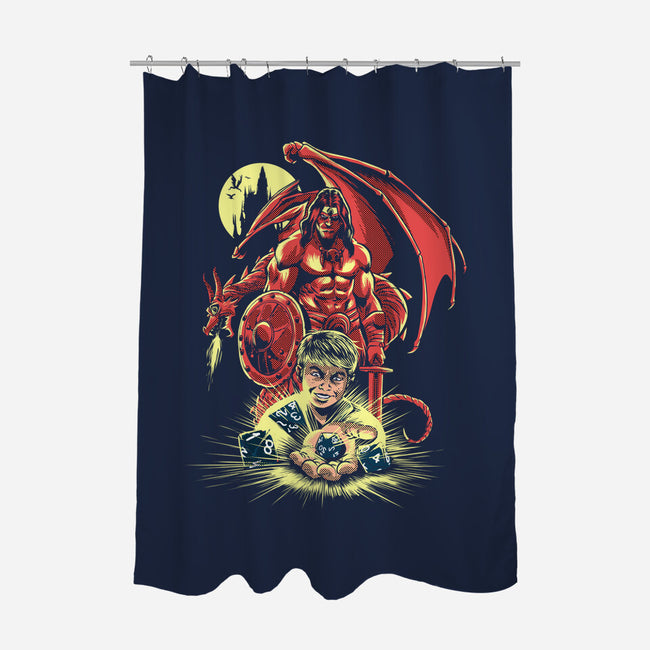 Roll The Dice-None-Polyester-Shower Curtain-zascanauta