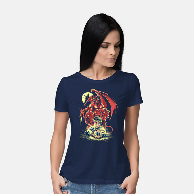 Roll The Dice-Womens-Basic-Tee-zascanauta