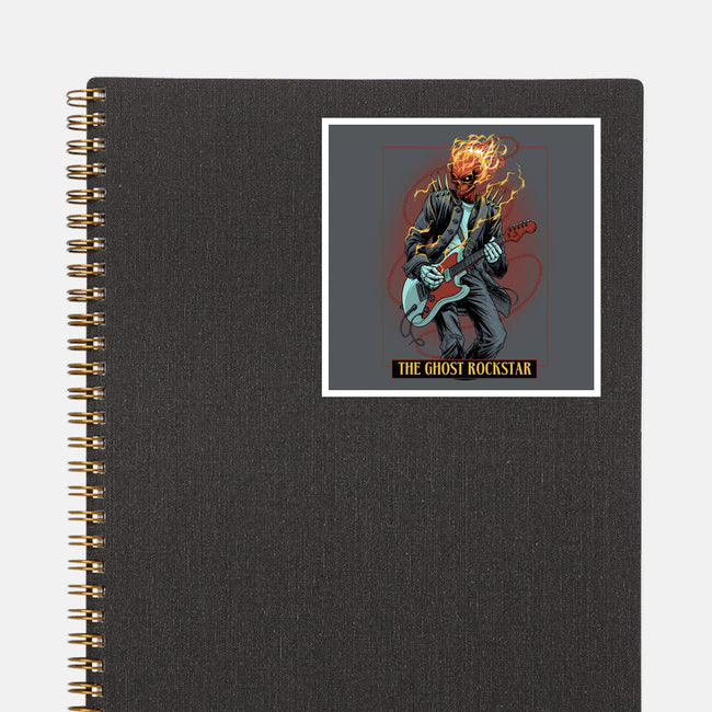 The Ghost Rockstar-None-Glossy-Sticker-Astrobot Invention