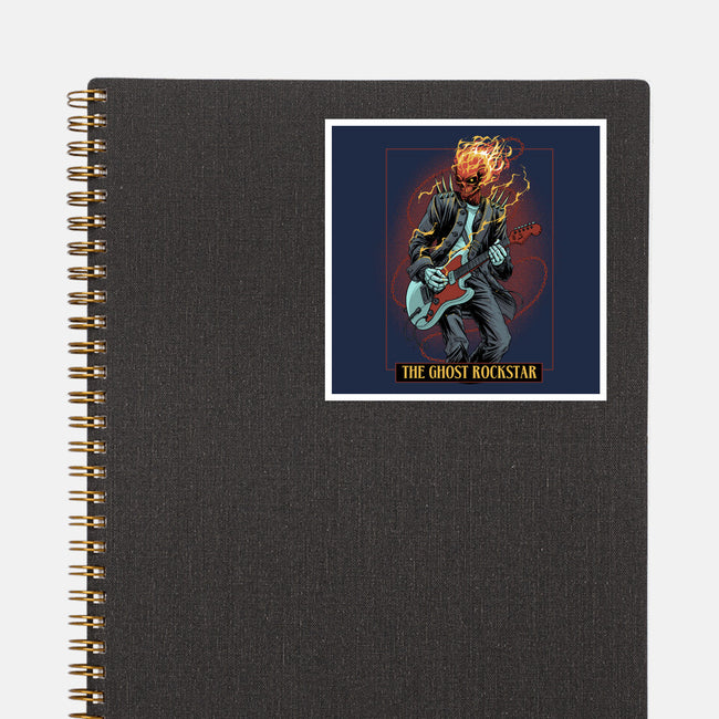 The Ghost Rockstar-None-Glossy-Sticker-Astrobot Invention
