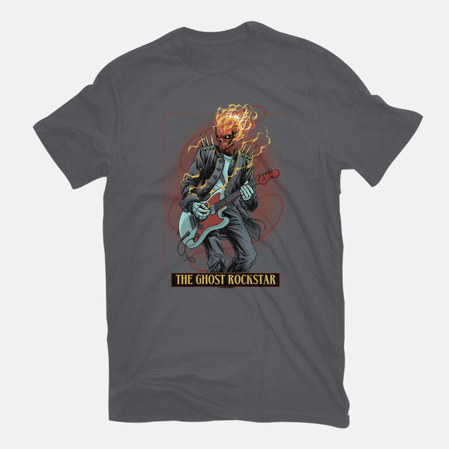 The Ghost Rockstar-Womens-Basic-Tee-Astrobot Invention