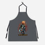The Ghost Rockstar-Unisex-Kitchen-Apron-Astrobot Invention