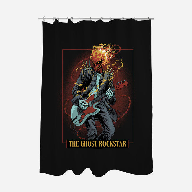 The Ghost Rockstar-None-Polyester-Shower Curtain-Astrobot Invention