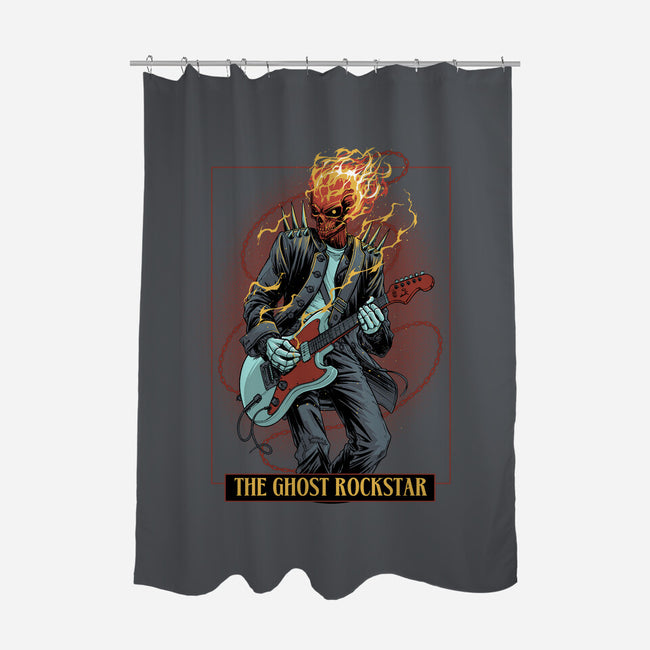 The Ghost Rockstar-None-Polyester-Shower Curtain-Astrobot Invention