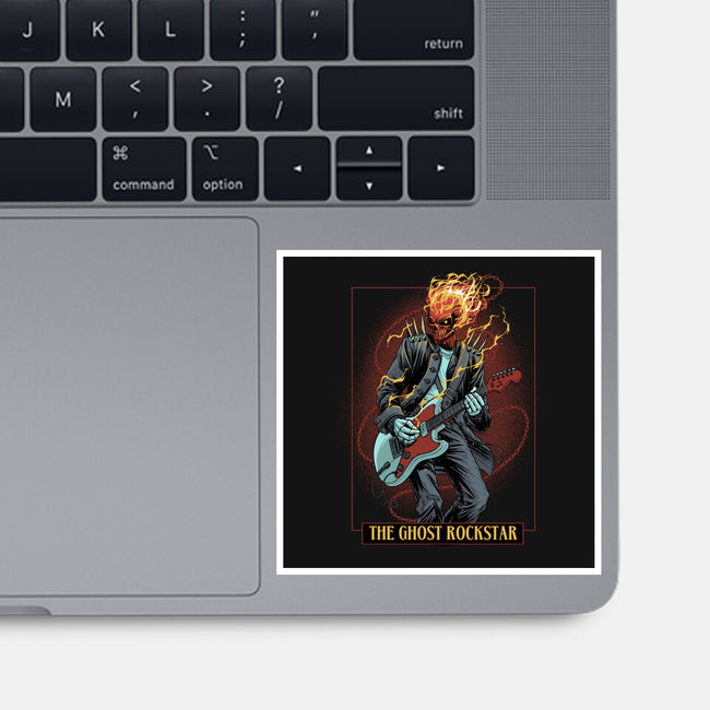 The Ghost Rockstar-None-Glossy-Sticker-Astrobot Invention