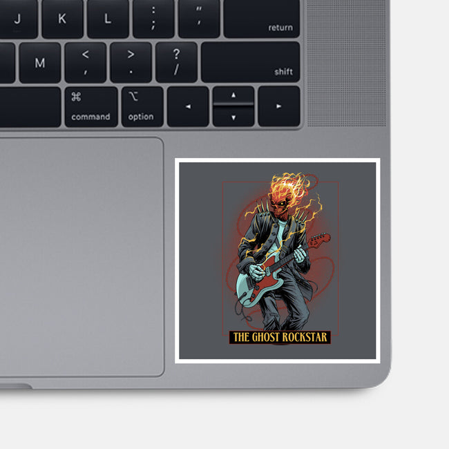 The Ghost Rockstar-None-Glossy-Sticker-Astrobot Invention