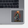 The Ghost Rockstar-None-Glossy-Sticker-Astrobot Invention