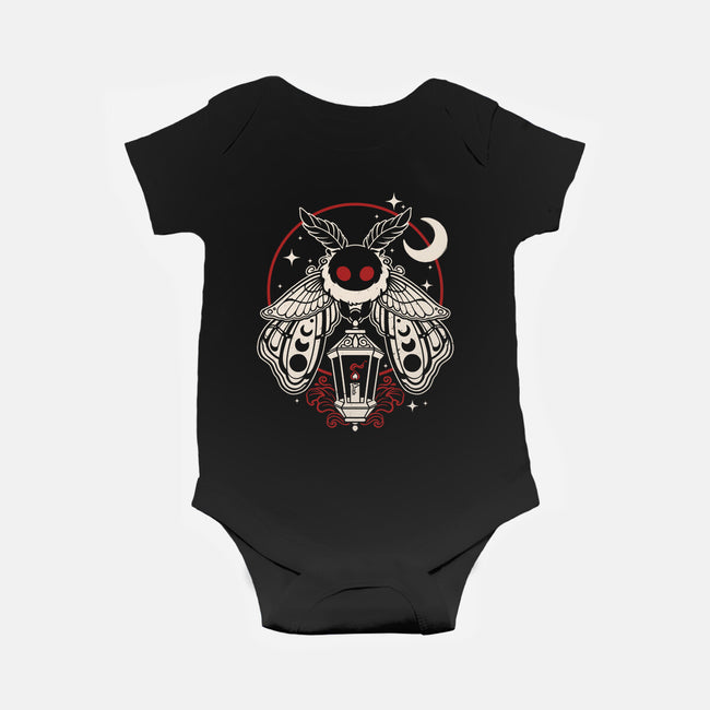 Cute Mothman With Lantern-Baby-Basic-Onesie-NemiMakeit