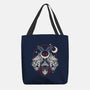 Cute Mothman With Lantern-None-Basic Tote-Bag-NemiMakeit