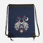 Cute Mothman With Lantern-None-Drawstring-Bag-NemiMakeit
