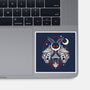 Cute Mothman With Lantern-None-Glossy-Sticker-NemiMakeit