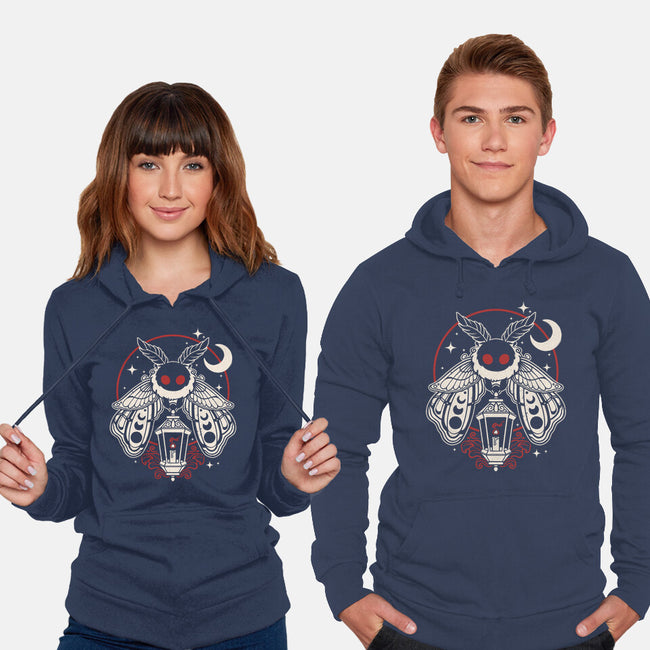 Cute Mothman With Lantern-Unisex-Pullover-Sweatshirt-NemiMakeit