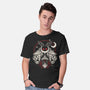 Cute Mothman With Lantern-Mens-Basic-Tee-NemiMakeit