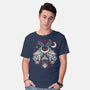 Cute Mothman With Lantern-Mens-Basic-Tee-NemiMakeit