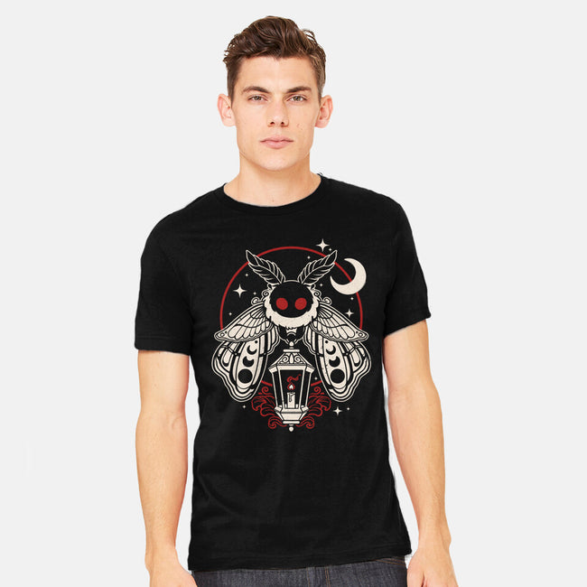 Cute Mothman With Lantern-Mens-Heavyweight-Tee-NemiMakeit