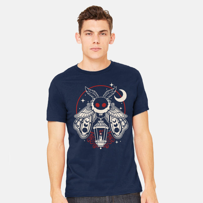 Cute Mothman With Lantern-Mens-Heavyweight-Tee-NemiMakeit