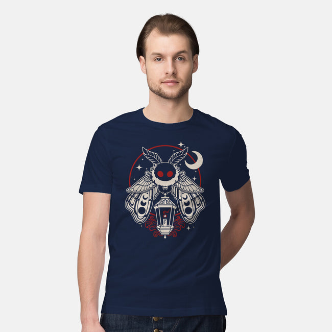 Cute Mothman With Lantern-Mens-Premium-Tee-NemiMakeit