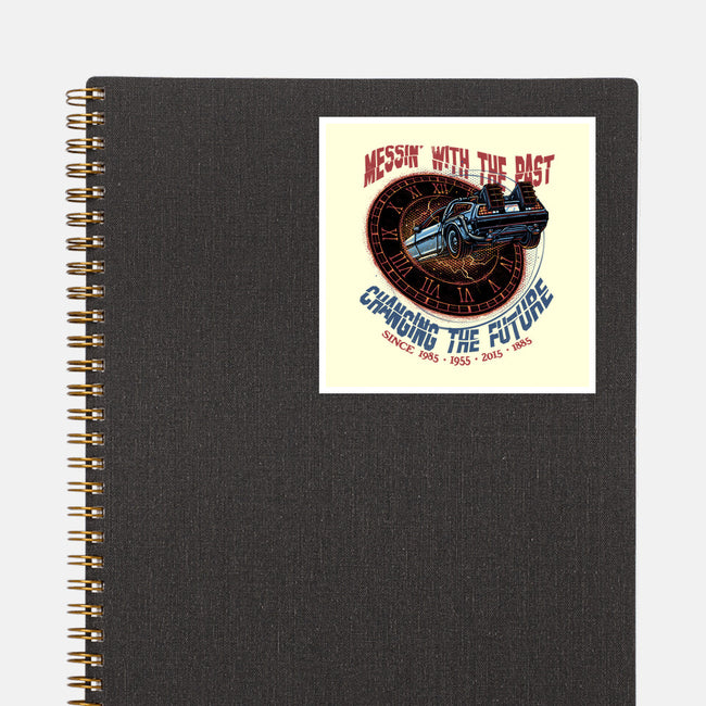 Mess With The Past-None-Glossy-Sticker-glitchygorilla