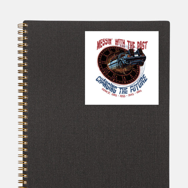 Mess With The Past-None-Glossy-Sticker-glitchygorilla