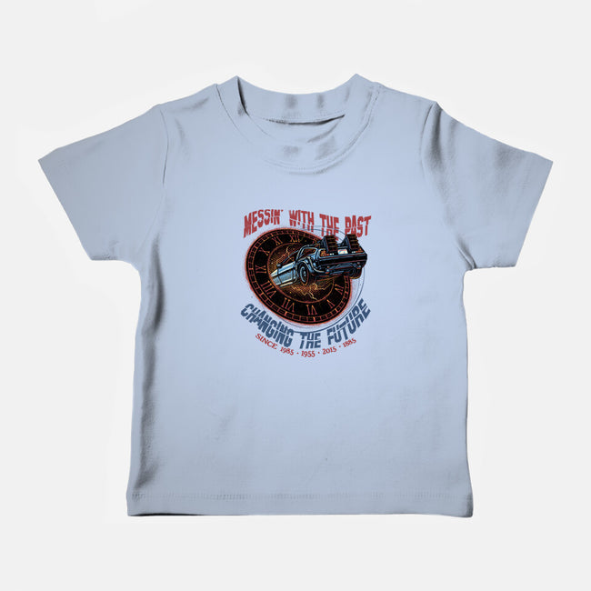 Mess With The Past-Baby-Basic-Tee-glitchygorilla