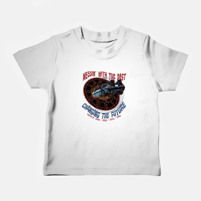 Mess With The Past-Baby-Basic-Tee-glitchygorilla