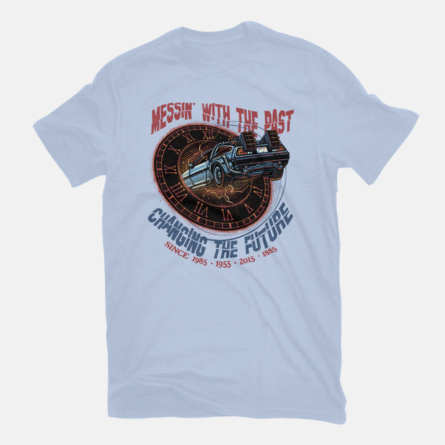 Mess With The Past-Mens-Basic-Tee-glitchygorilla