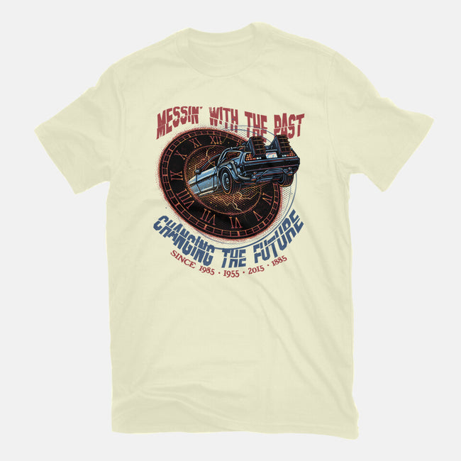 Mess With The Past-Mens-Basic-Tee-glitchygorilla