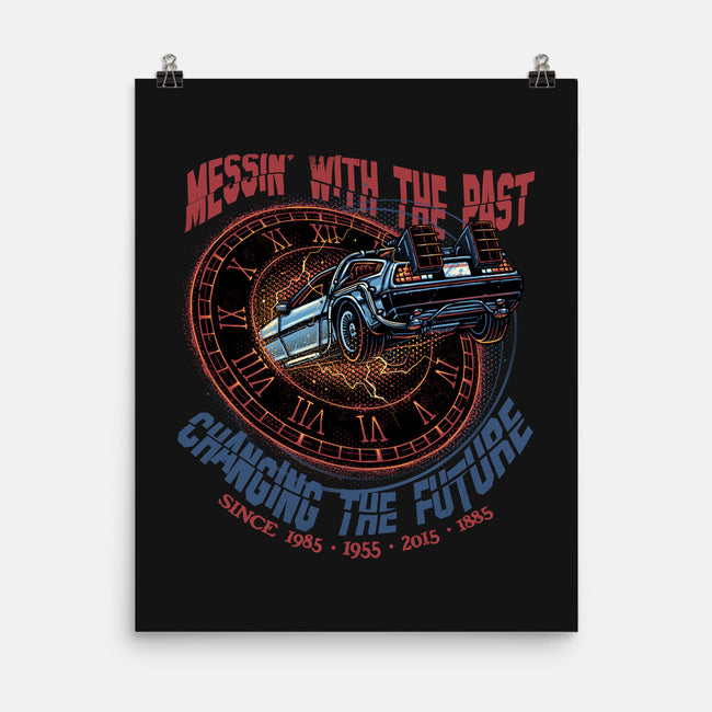 Mess With The Past-None-Matte-Poster-glitchygorilla