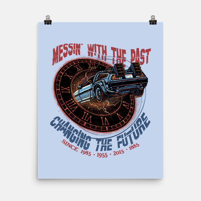 Mess With The Past-None-Matte-Poster-glitchygorilla