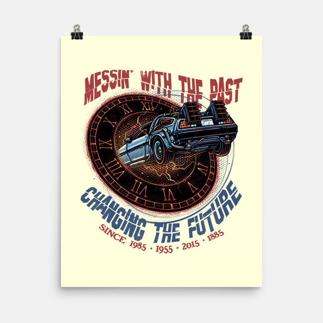 Mess With The Past-None-Matte-Poster-glitchygorilla