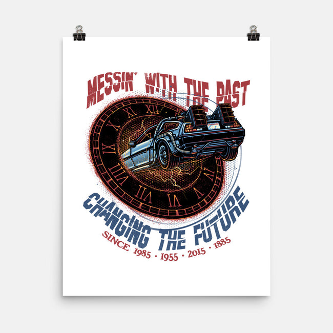 Mess With The Past-None-Matte-Poster-glitchygorilla