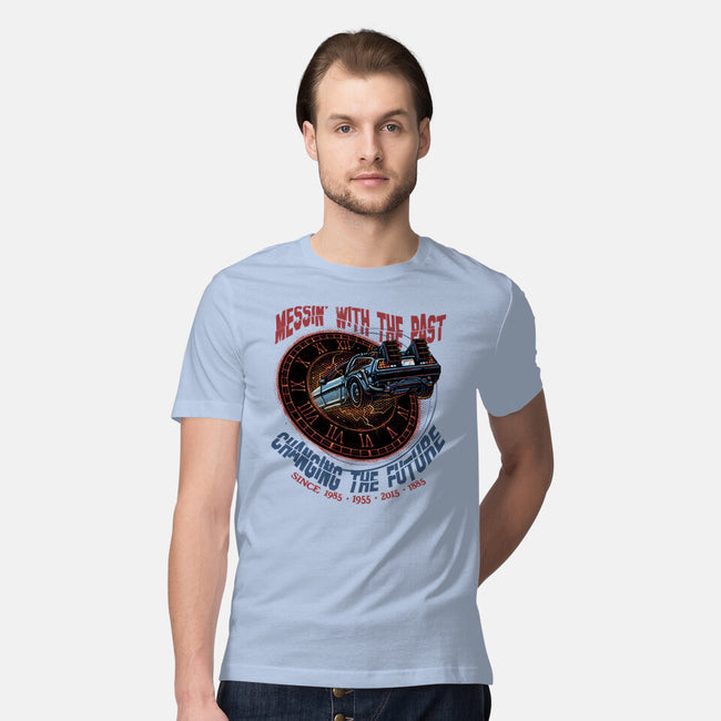 Mess With The Past-Mens-Premium-Tee-glitchygorilla