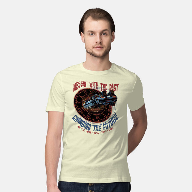 Mess With The Past-Mens-Premium-Tee-glitchygorilla