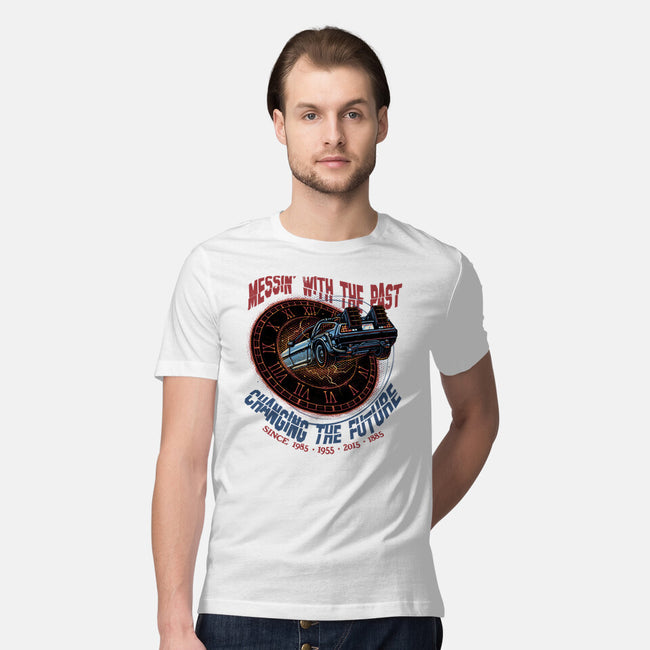 Mess With The Past-Mens-Premium-Tee-glitchygorilla