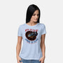Mess With The Past-Womens-Basic-Tee-glitchygorilla