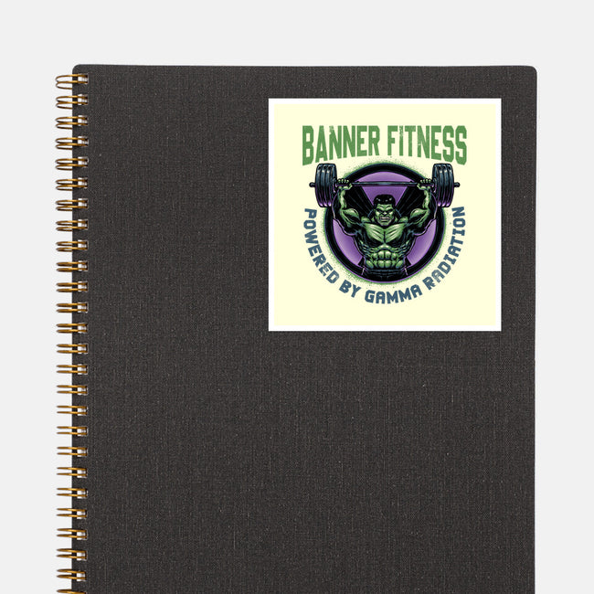 Gamma Radiation Fitness-None-Glossy-Sticker-glitchygorilla