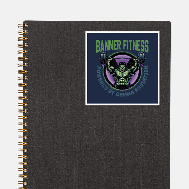 Gamma Radiation Fitness-None-Glossy-Sticker-glitchygorilla