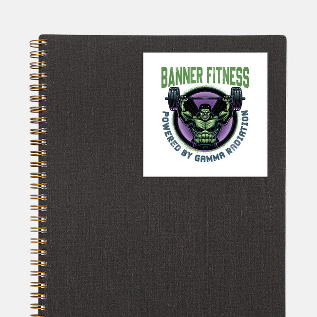 Gamma Radiation Fitness-None-Glossy-Sticker-glitchygorilla