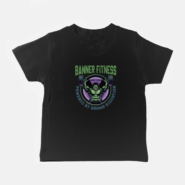 Gamma Radiation Fitness-Baby-Basic-Tee-glitchygorilla