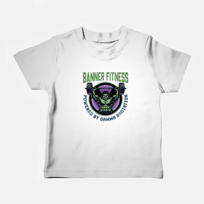Gamma Radiation Fitness-Baby-Basic-Tee-glitchygorilla