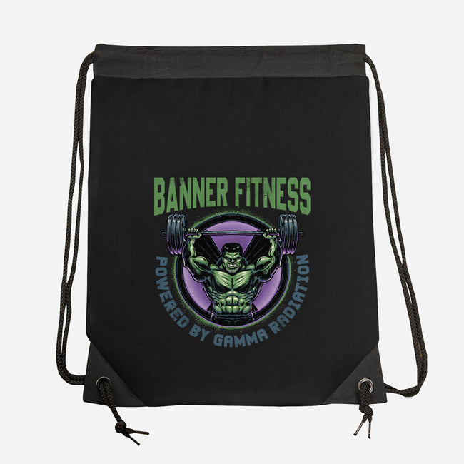 Gamma Radiation Fitness-None-Drawstring-Bag-glitchygorilla