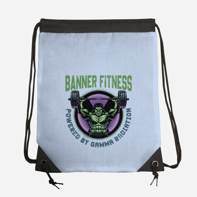 Gamma Radiation Fitness-None-Drawstring-Bag-glitchygorilla