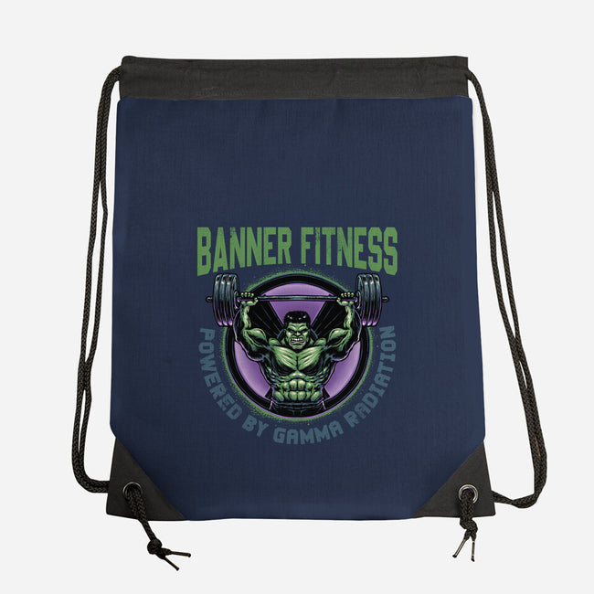 Gamma Radiation Fitness-None-Drawstring-Bag-glitchygorilla