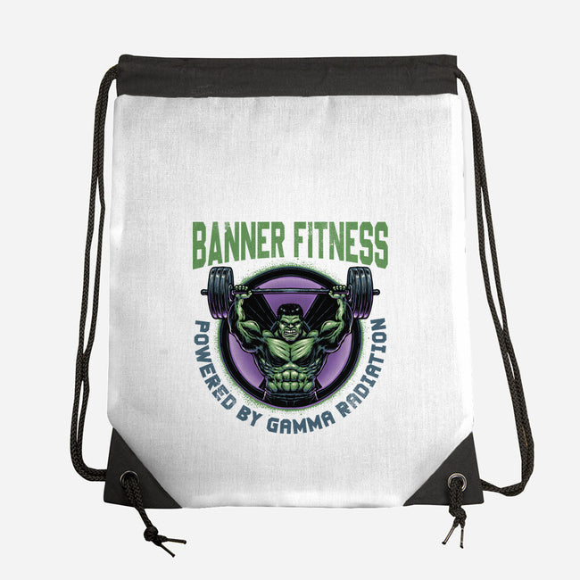 Gamma Radiation Fitness-None-Drawstring-Bag-glitchygorilla