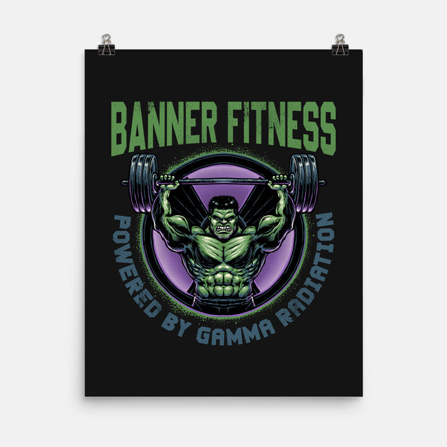 Gamma Radiation Fitness-None-Matte-Poster-glitchygorilla