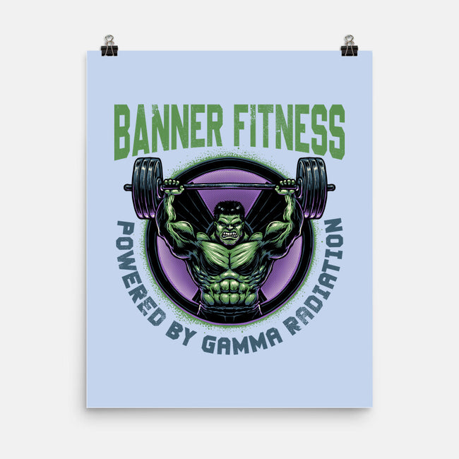 Gamma Radiation Fitness-None-Matte-Poster-glitchygorilla