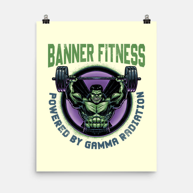 Gamma Radiation Fitness-None-Matte-Poster-glitchygorilla