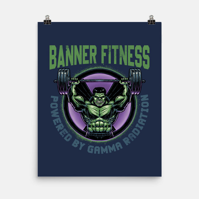 Gamma Radiation Fitness-None-Matte-Poster-glitchygorilla
